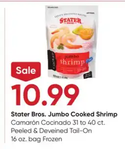 Stater Bros Stater Bros. Jumbo Cooked Shrimp offer