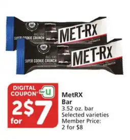 Vons MetRX Bar offer