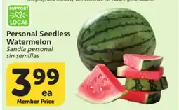 Vons Personal Seedless Watermelon offer
