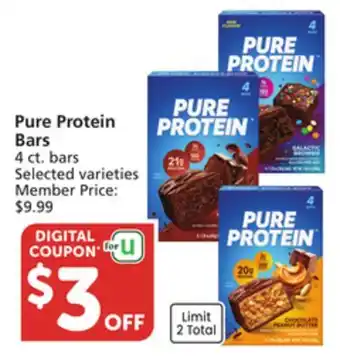Vons Pure Protein Bars offer