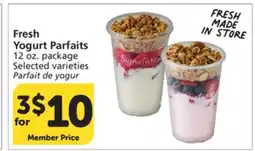 Vons Fresh Yogurt Parfaits offer