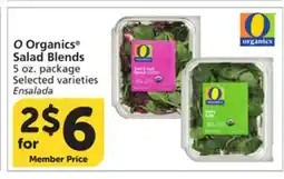 Vons O Organics Salad Blends offer
