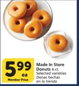 Vons Made In Store Donuts offer
