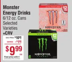 Smart & Final Monster Energy Drinks offer