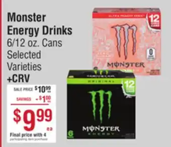 Smart & Final Monster Energy Drinks offer