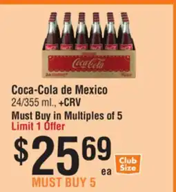 Smart & Final Coca-Cola de Mexico offer