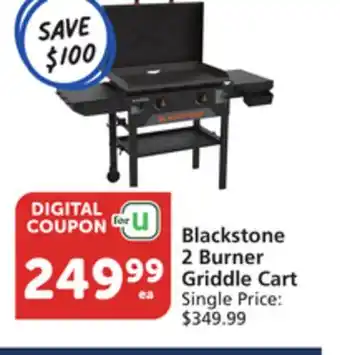 Vons Blackstone 2 Burner Griddle Cart offer