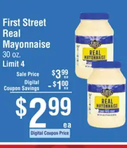 Smart & Final First Street Real Mayonnaise offer
