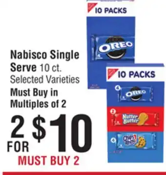 Smart & Final Nabisco Single Serve offer