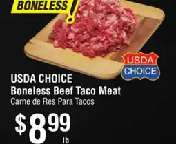 Smart & Final USDA CHOICE Boneless Beef Taco Meat offer