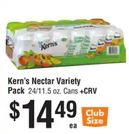 Smart & Final Kern's Nectar Variety Pack offer