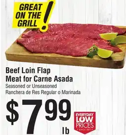 Smart & Final Beef Loin Flap Meat for Carne Asada offer