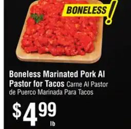 Smart & Final Boneless Marinated Pork Al Pastor for Tacos offer