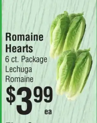 Smart & Final Romaine Hearts offer