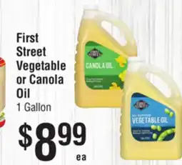 Smart & Final First Street Vegetable or Canola Oil offer