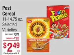 Smart & Final Post Cereal offer
