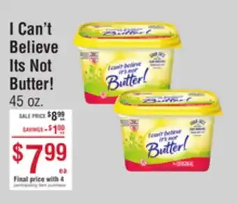 Smart & Final I Can't Believe Its Not Butter! offer
