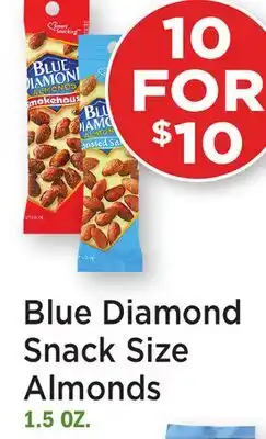Heinen's Blue Diamond Snack Size Almonds offer