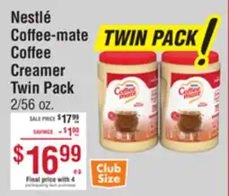 Smart & Final Nestlé Coffee-mate Coffee Creamer Twin Pack offer