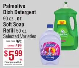 Smart & Final Palmolive Dish Detergent or Soft Soap Refill offer