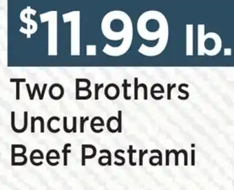 Heinen's Two Brothers Uncured Beef Pastrami offer