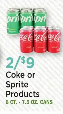 Heinen's Coke or Sprite Products offer