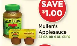 Heinen's Mullen's Applesauce offer