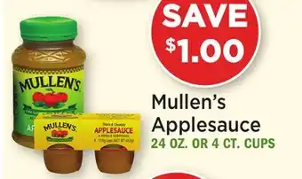 Heinen's Mullen's Applesauce offer