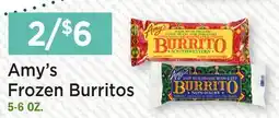 Heinen's Amy's Frozen Burritos offer