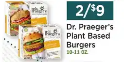 Heinen's Dr. Praeger's Plant Based Burgers offer