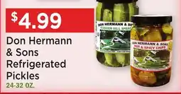 Heinen's Don Hermann & Sons Refrigerated Pickles offer