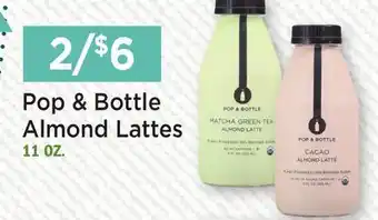 Heinen's Pop & Bottle Almond Lattes offer