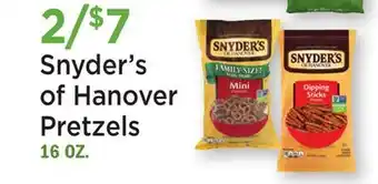 Heinen's Snyder's of Hanover Pretzels offer
