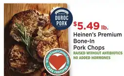 Heinen's Heinen's Premium Bone-In Pork Chops offer