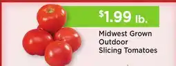 Heinen's Midwest Grown Outdoor Slicing Tomatoes offer