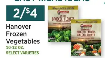 Heinen's Hanover Frozen Vegetables offer