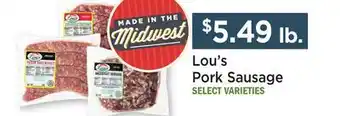 Heinen's Lou's Pork Sausage offer