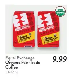 Fresh Thyme Equal Exchange Organic Fair-Trade Coffee offer