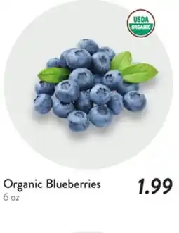 Fresh Thyme Organic Blueberries offer