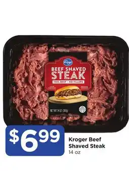 Food 4 Less Kroger Beef Shaved Steak offer