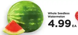 Food 4 Less Whole Seedless Watermelon offer