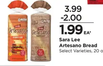 Food 4 Less Sara Lee Artesano Bread offer