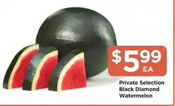 Food 4 Less Private Selection Black Diamond Watermelon offer