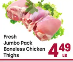 Tony’s Fresh Market Fresh Jumbo Pack Boneless Chicken Thighs offer