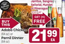 Tony’s Fresh Market Adobo Chicken (64 oz) or Pernil Dinner (64 oz) offer