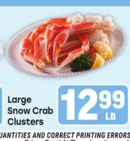 Tony’s Fresh Market Large Snow Crab Clusters offer