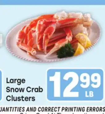 Tony’s Fresh Market Large Snow Crab Clusters offer