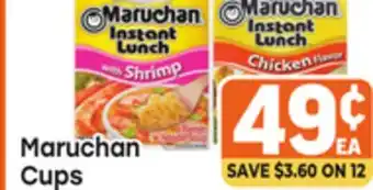 Tony’s Fresh Market Maruchan Cups offer