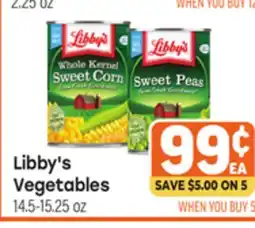 Tony’s Fresh Market Libby's Vegetables offer