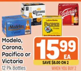 Tony’s Fresh Market Modelo, Corona, Pacifico or Victoria offer